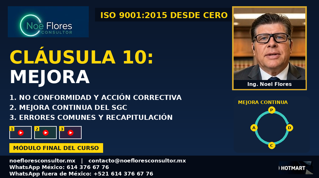 Cláusula 10: Mejora